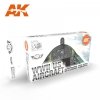 AK Interactive AK11734 WWII US AIRCRAFT INTERIOR COLORS 6x17 ml